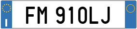 Truck License Plate
